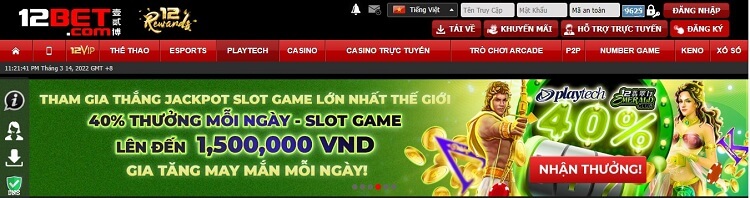 đăng nhập 12bet