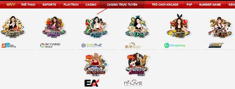 casino trực tuyến 12bet